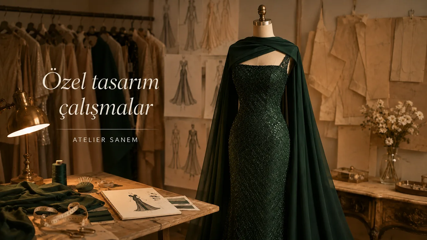 Atelier Sanem özel dikim — tamamlanmış parça